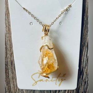 NWOT Citrine Necklace